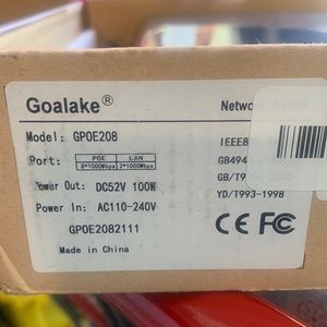 Goalake Gigabit Poe Switch